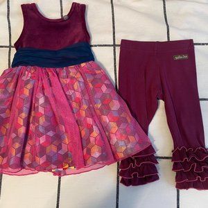 Matilda Jane Miss Fancy Tank Dress and Between The Lines Bennys